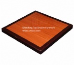 two tone color resin table top